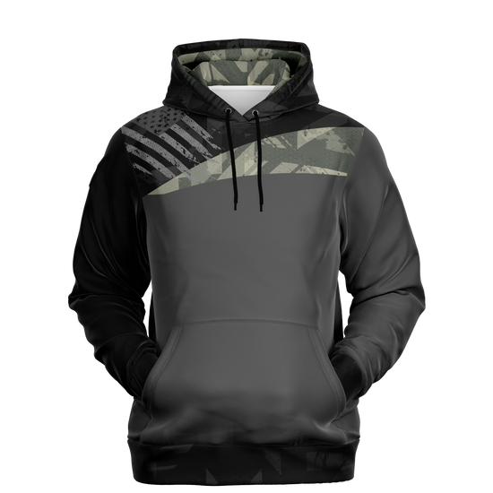 MODERN WARRIOR HOODIE - BLACK